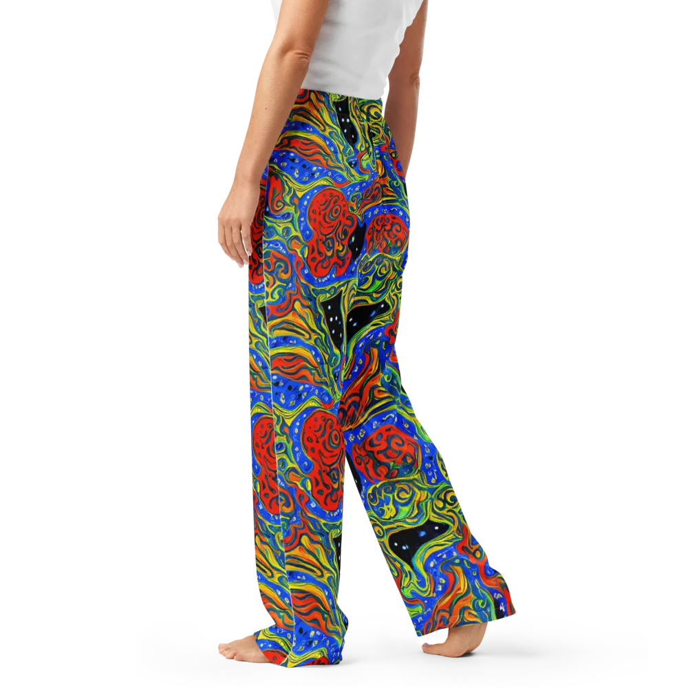 Psychic Sea on Women's Pajama Pants — Left