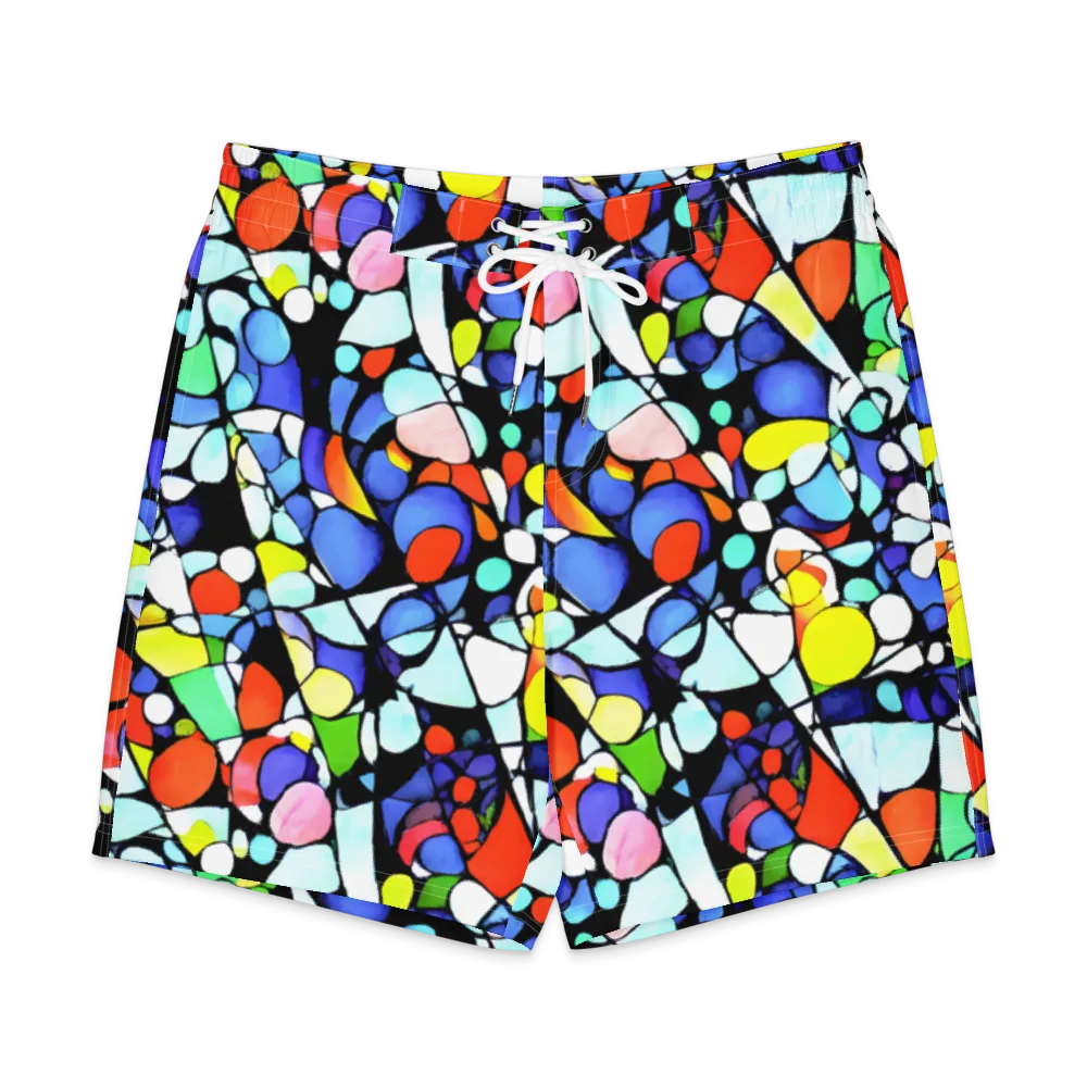 Spectrum Shards on Men's Board Shorts — Front