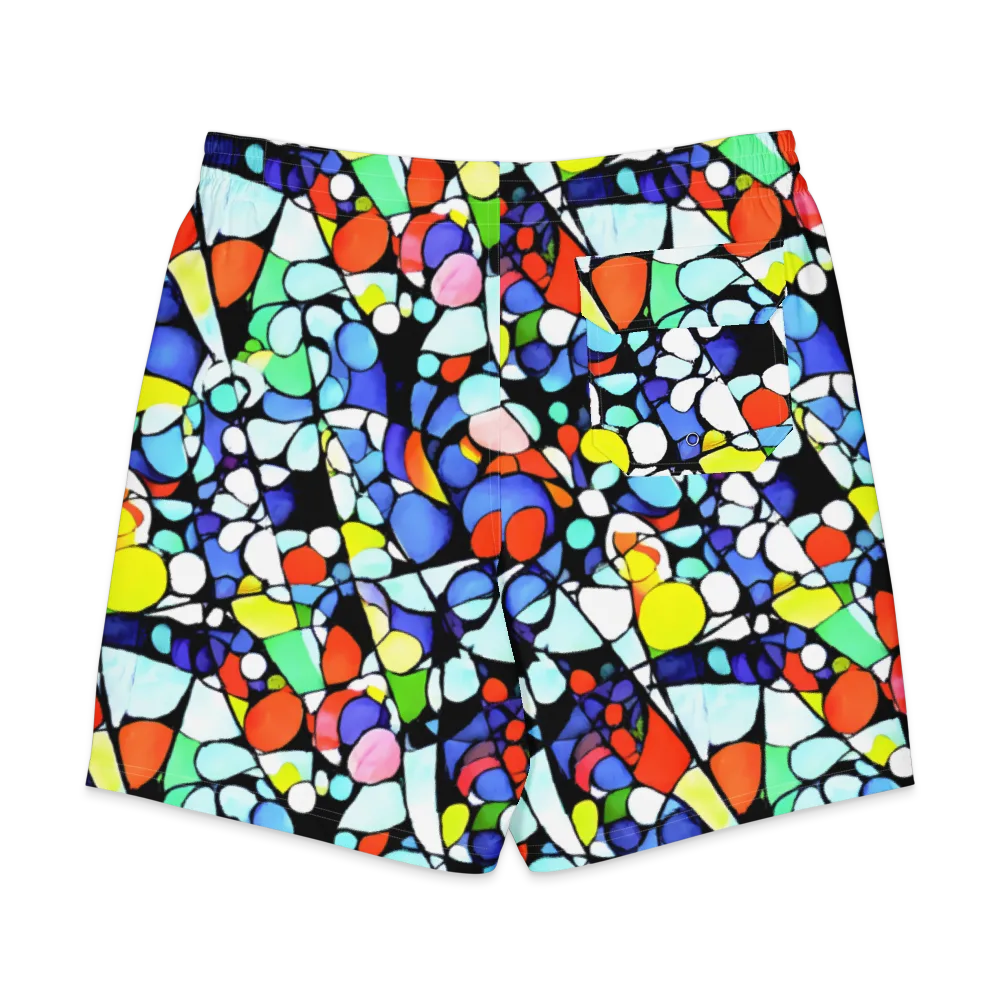 Spectrum Shards on Men's Board Shorts — Back
