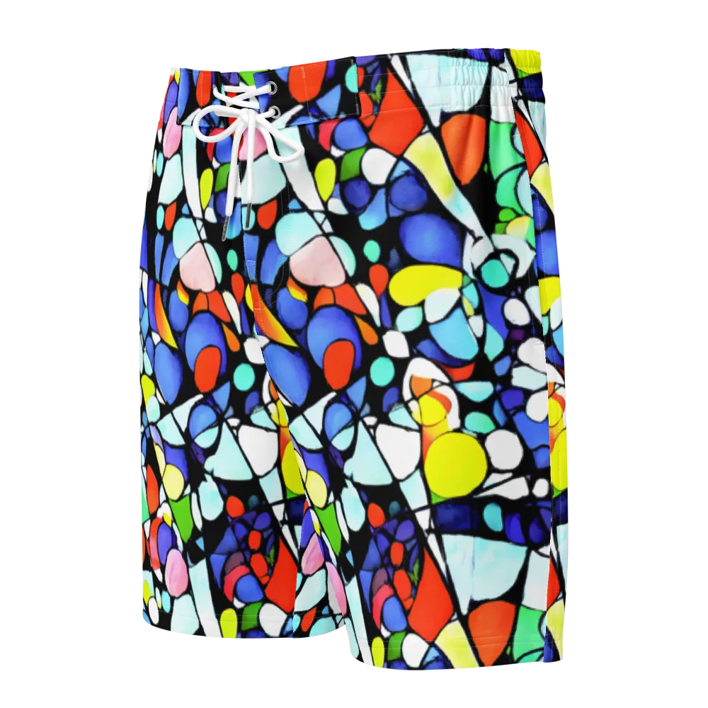 Spectrum Shards on Men's Board Shorts — Front