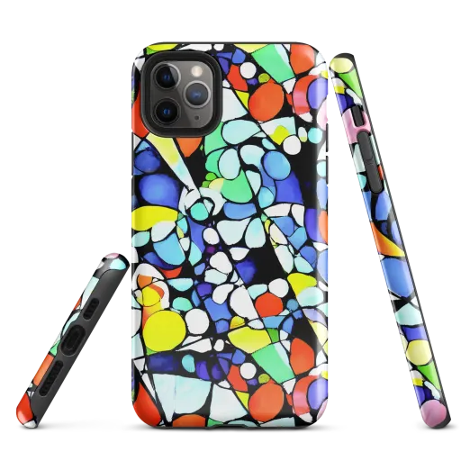 Spectrum Shards on a Tough Case for iPhone®