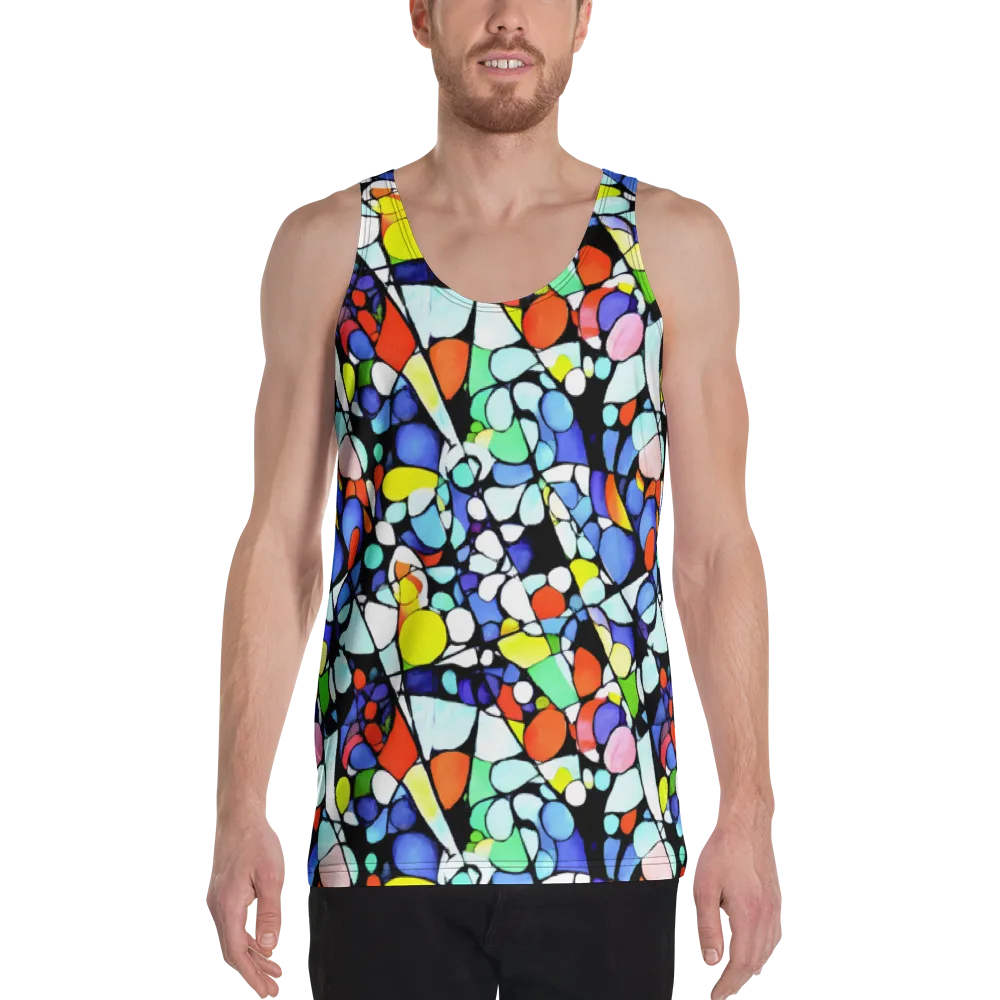 Spectrum Shards on Men's Tank Top — Front