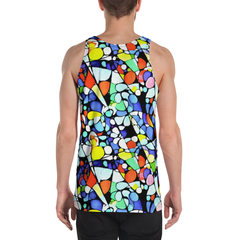 Spectrum Shards on Men's Tank Top — Back