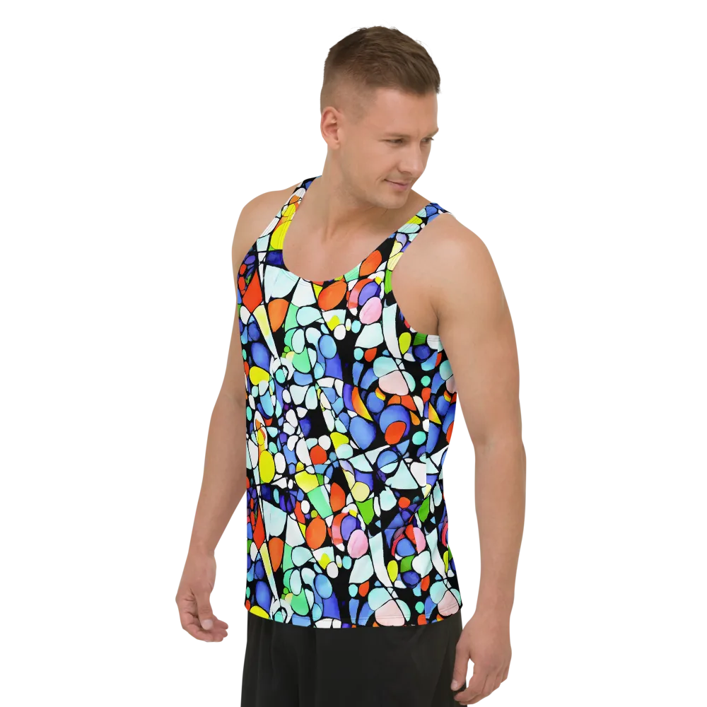 Spectrum Shards on Men's Tank Top — Left Front