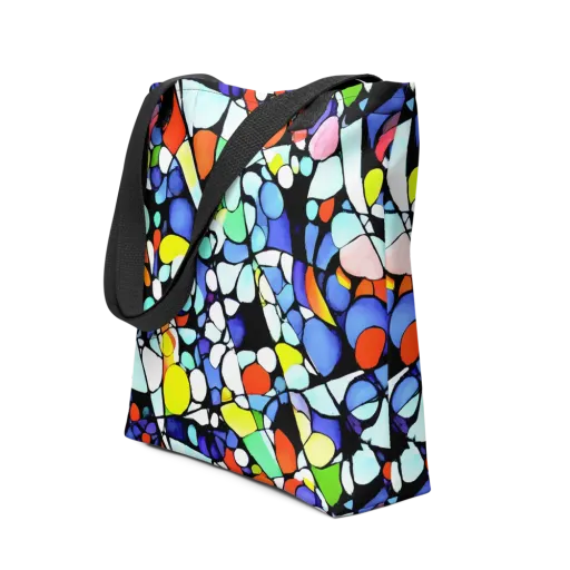 Spectrum Shards on a Tote Bag