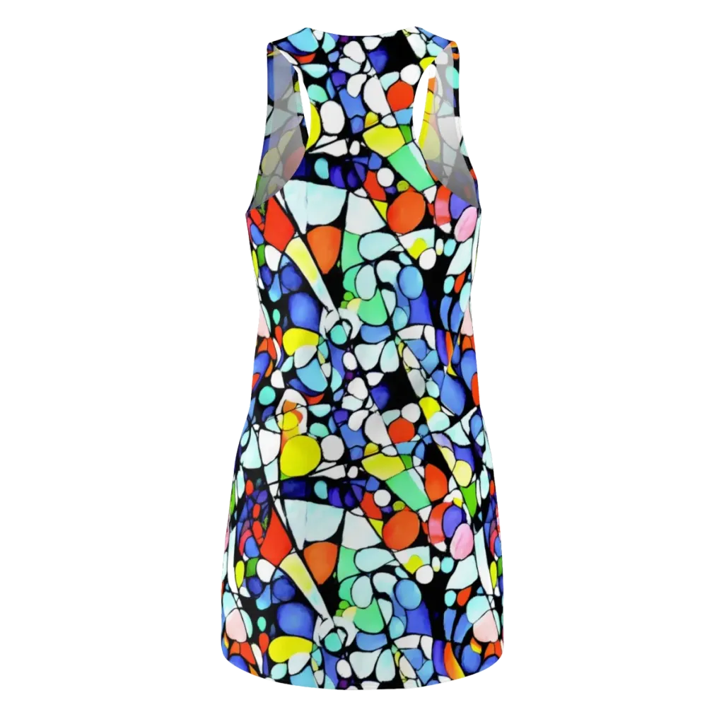 Spectrum Shards on Racerback Dress — Back