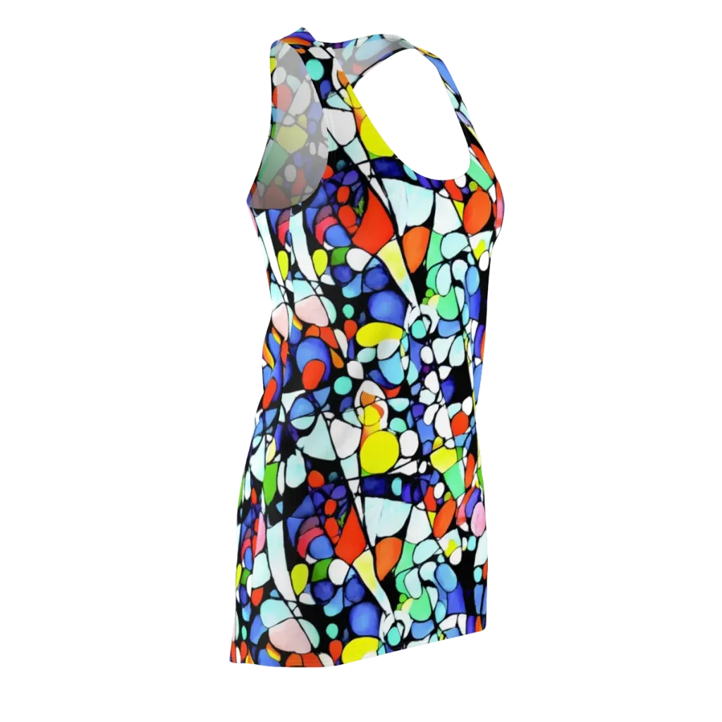 Spectrum Shards on Racerback Dress — Front Side