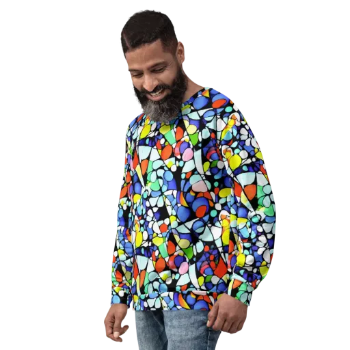 Spectrum Shards on a Sweatshirt