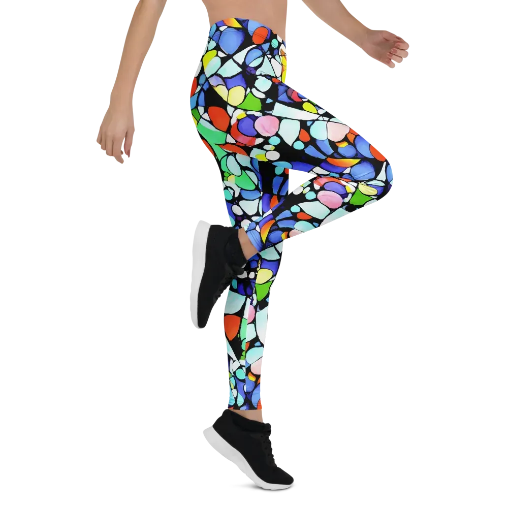 Spectrum Shards on Leggings — Right