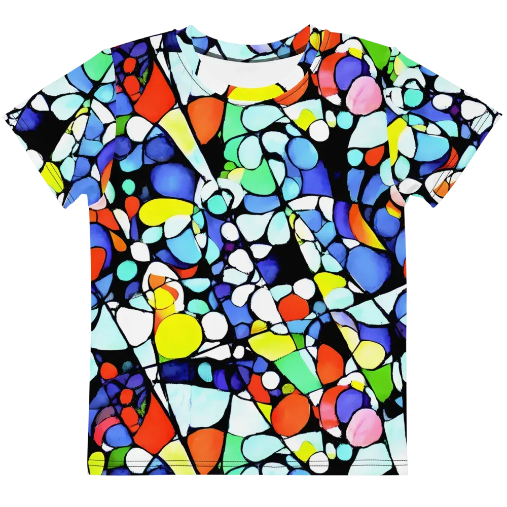 Spectrum Shards on Kids Crew Neck T-Shirt — Front