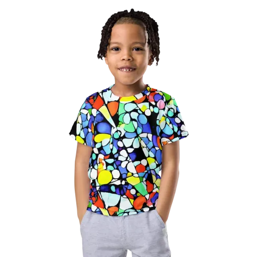 Spectrum Shards on a Kids Crew Neck T-Shirt