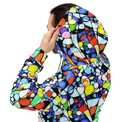 Spectrum Shards on a Hoodie
