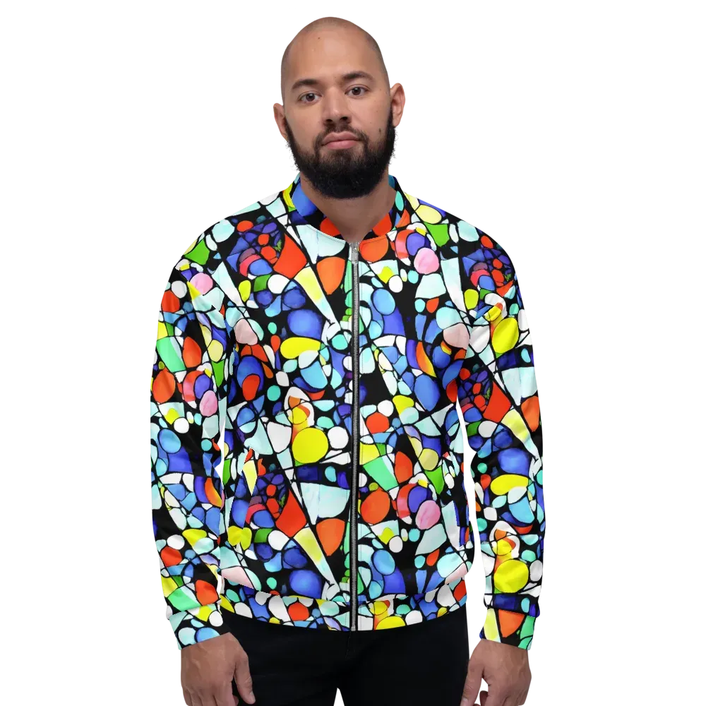 Spectrum Shards on Bomber Jacket — Front