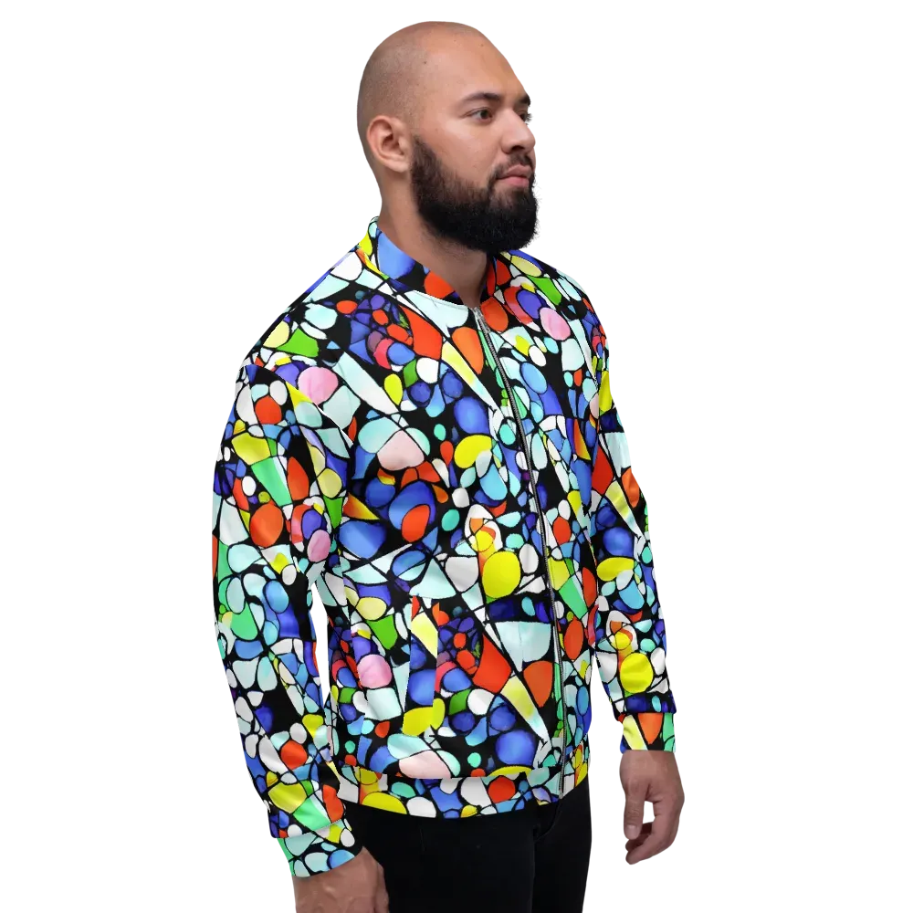 Spectrum Shards on Bomber Jacket — Right