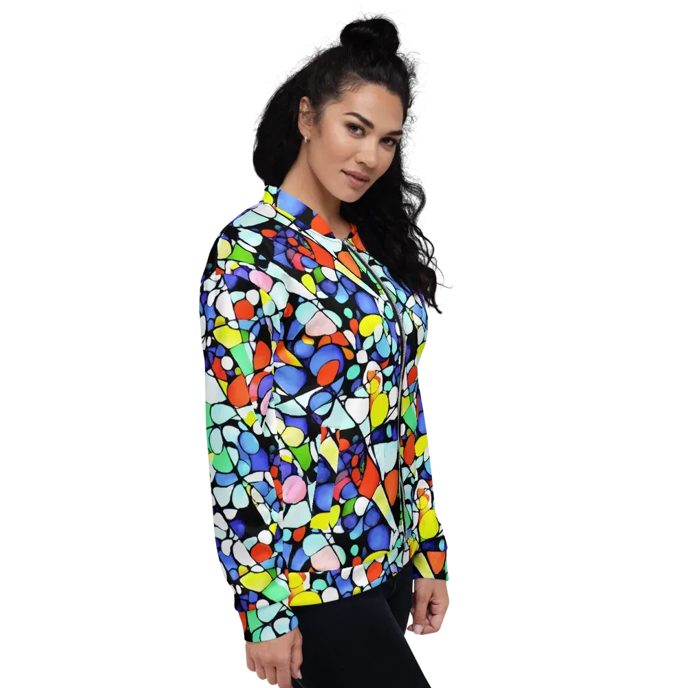 Spectrum Shards on Bomber Jacket — Right