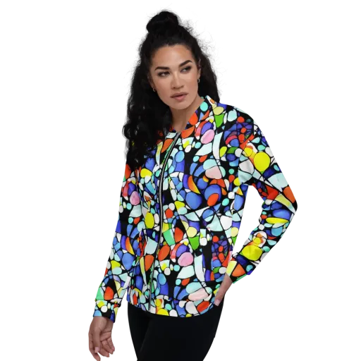 Spectrum Shards on a Bomber Jacket