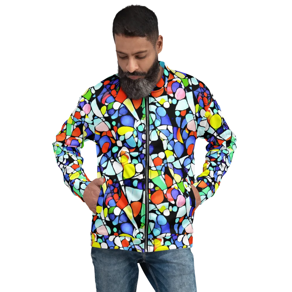 Spectrum Shards on Bomber Jacket — Front