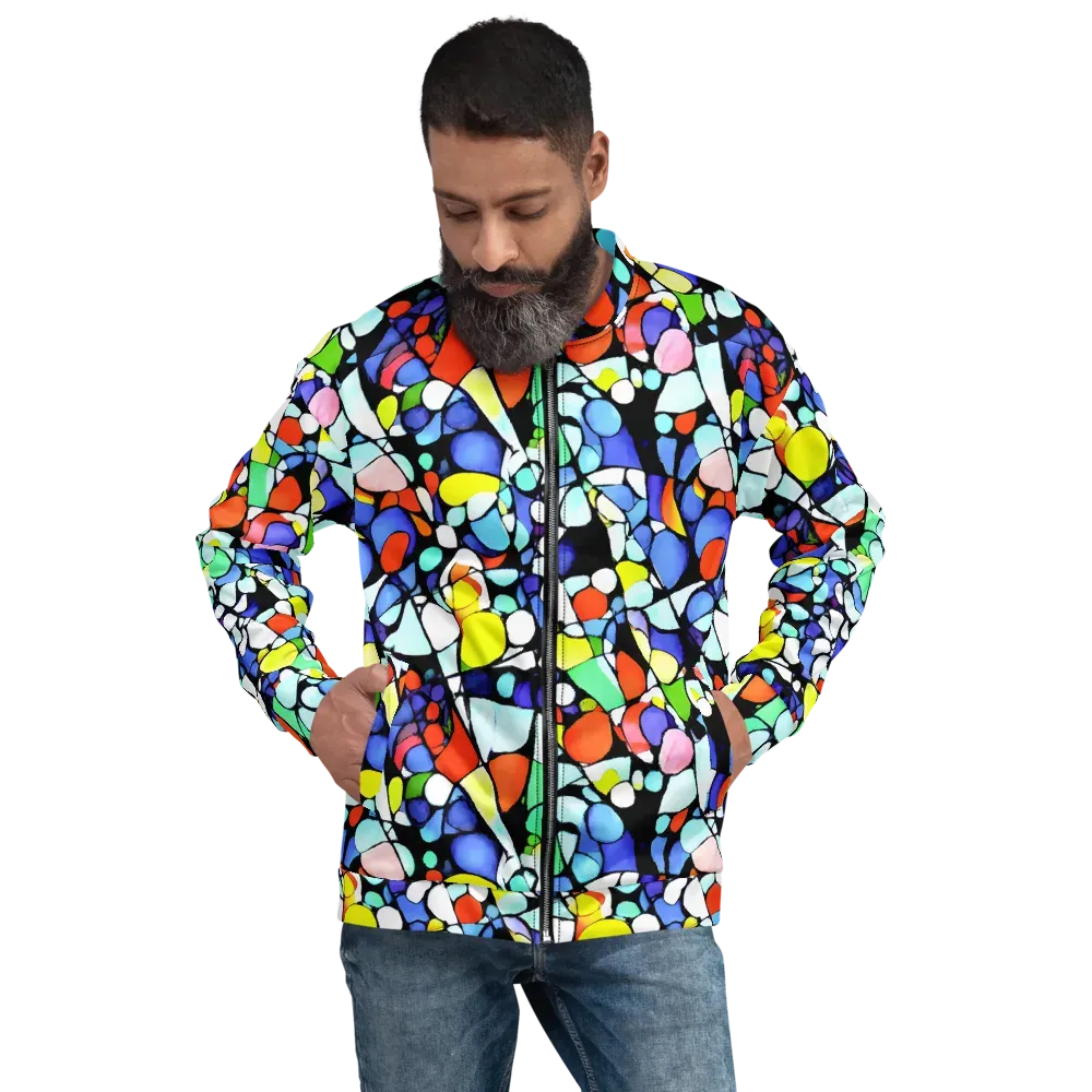 Spectrum Shards on Bomber Jacket — Front