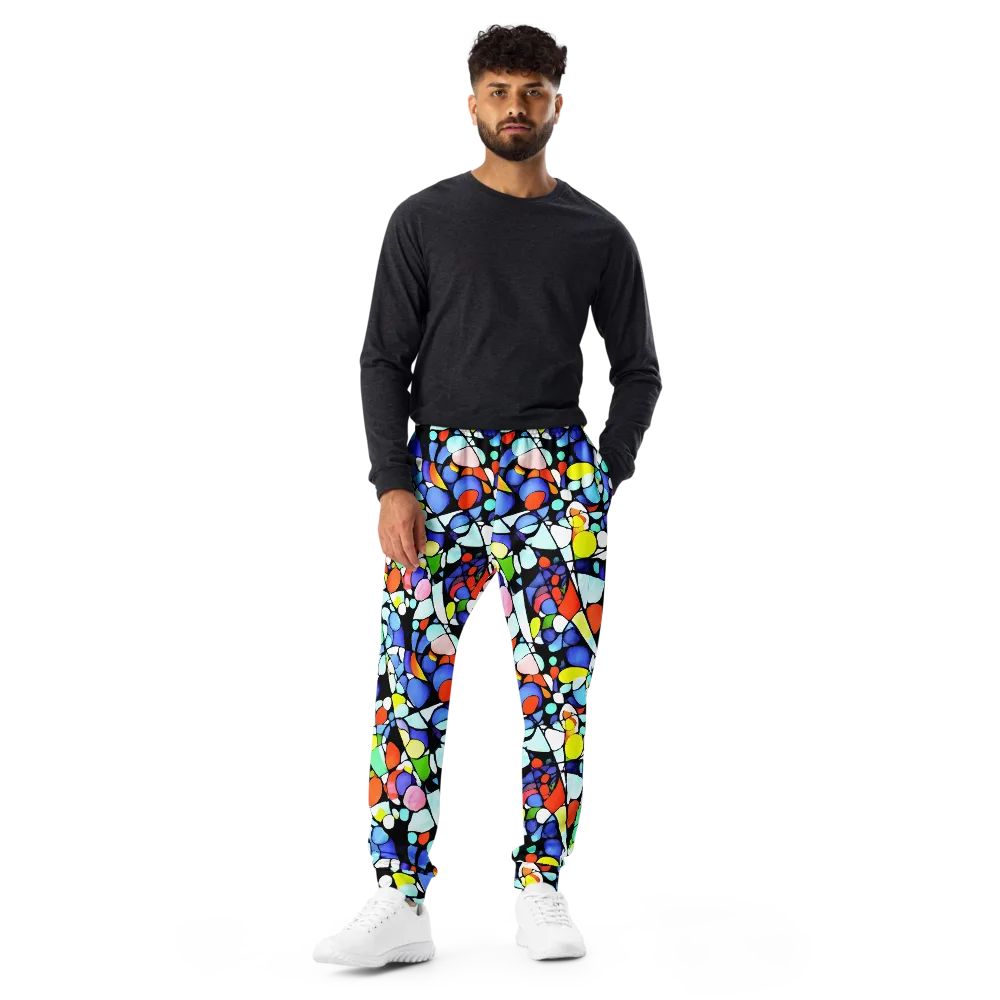 Spectrum Shards on Men's Joggers — Front