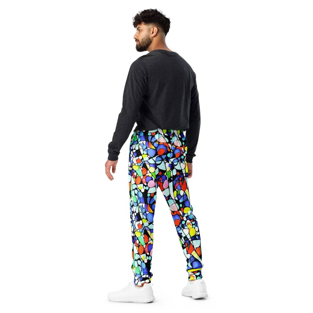 Spectrum Shards on Men's Joggers — Back
