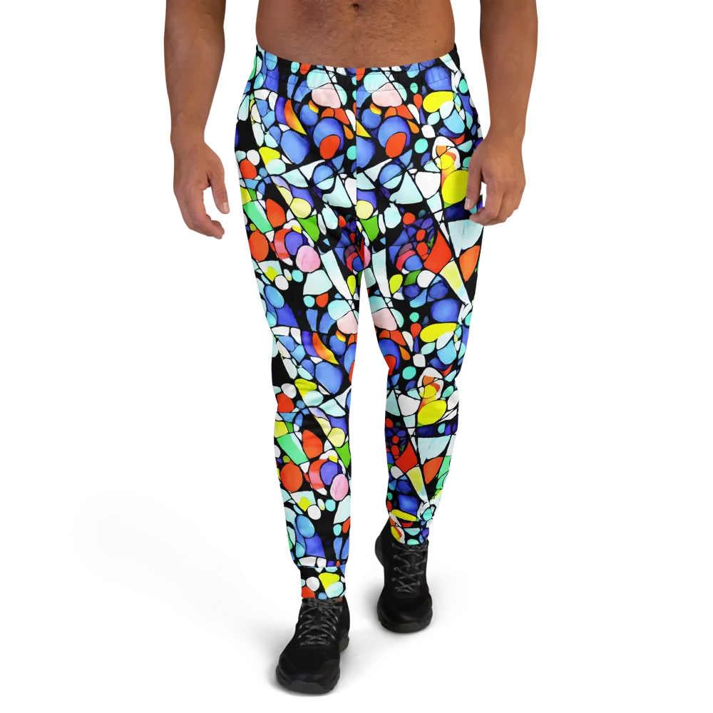 Spectrum Shards on Men's Joggers — Front