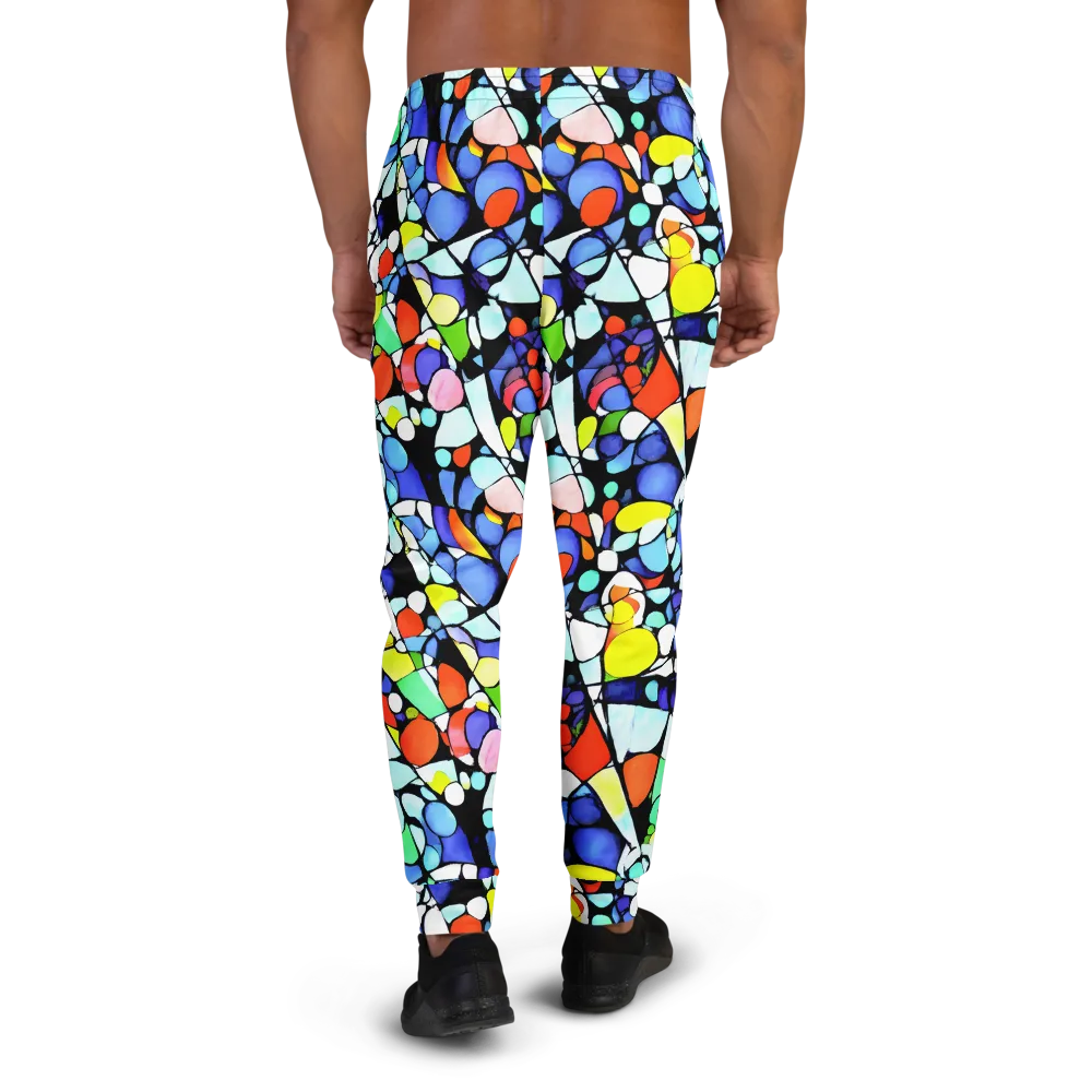 Spectrum Shards on Men's Joggers — Back