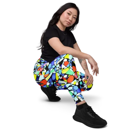 Spectrum Shards on a Leggings with Pockets