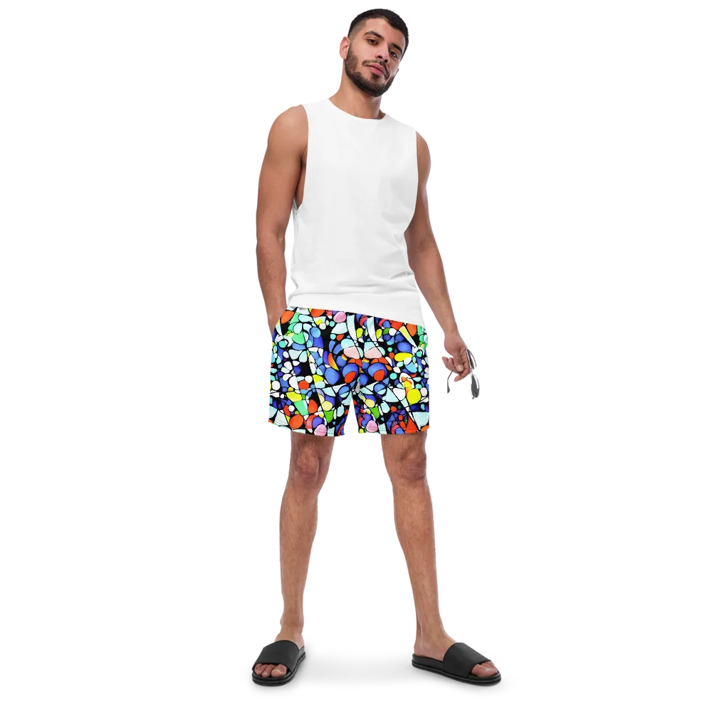 Spectrum Shards on Swim Trunks — Front