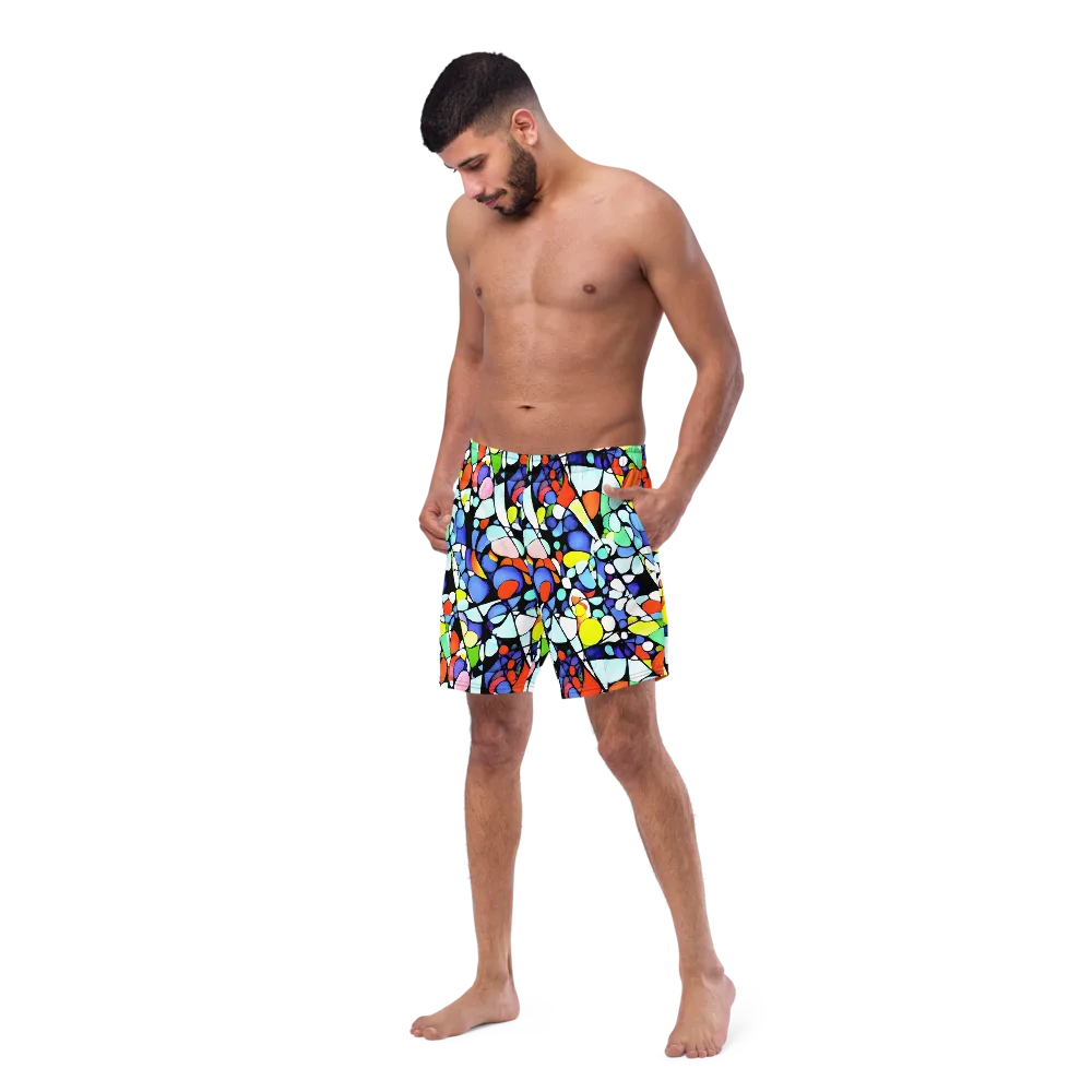 Spectrum Shards on Swim Trunks — Left Front