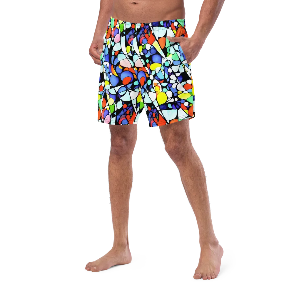 Spectrum Shards on Swim Trunks — Left Front