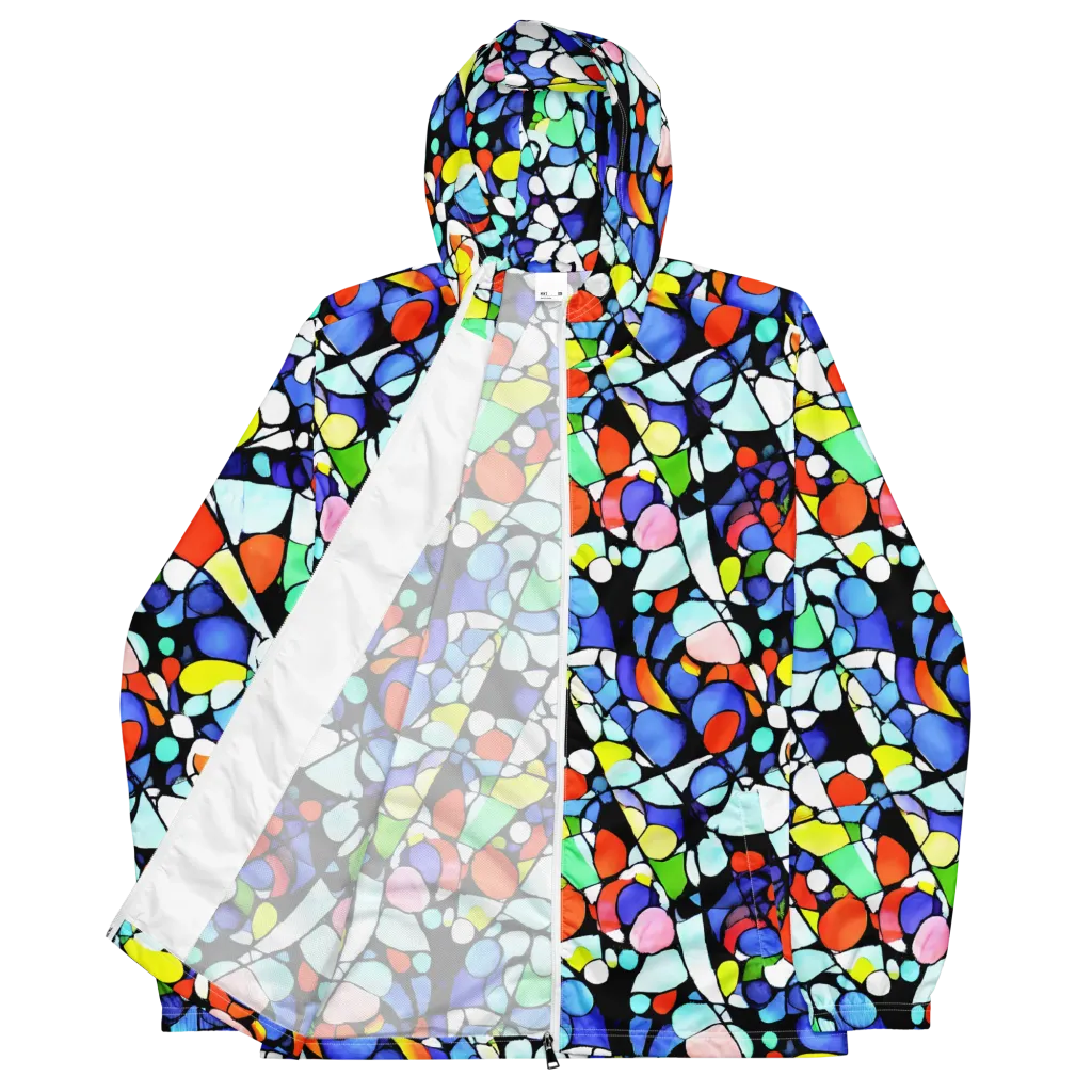 Spectrum Shards on Men's Windbreaker — Front