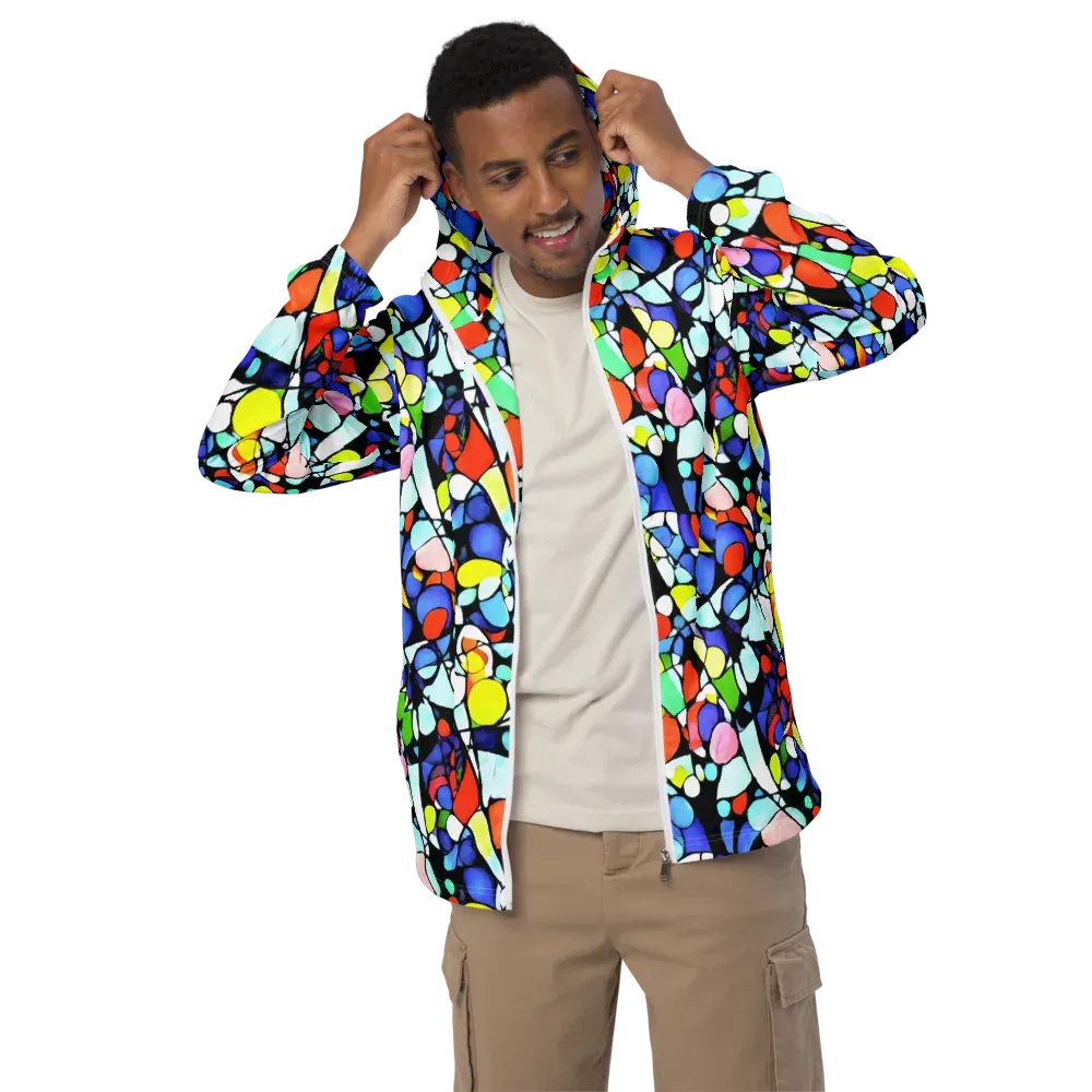 Spectrum Shards on Men's Windbreaker — Front
