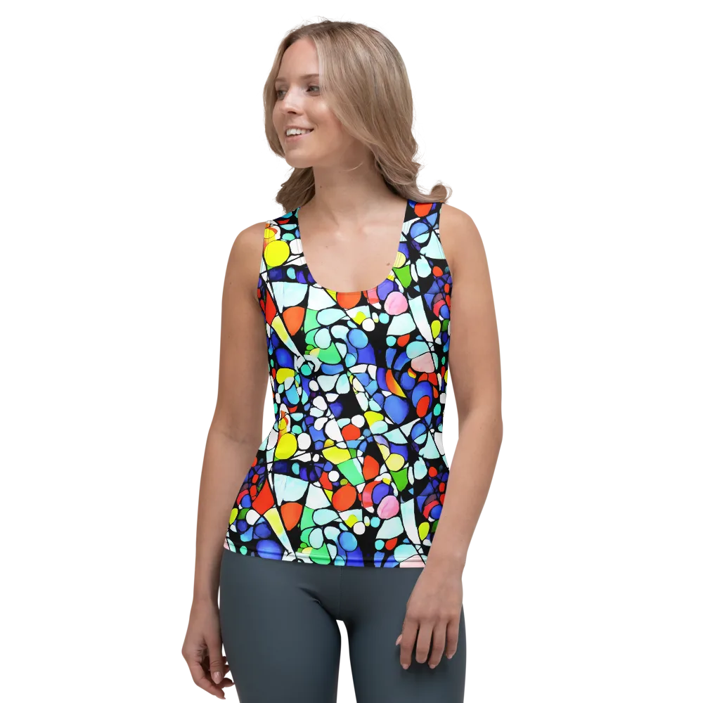 Spectrum Shards on Women's Tank Top — Front