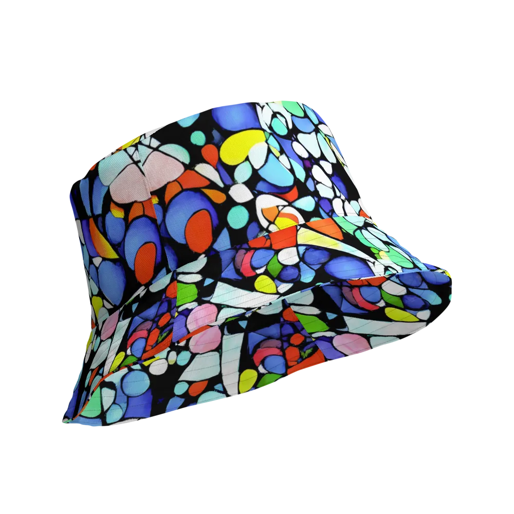Spectrum Shards on Reversible Bucket Hat — Product details Outside
