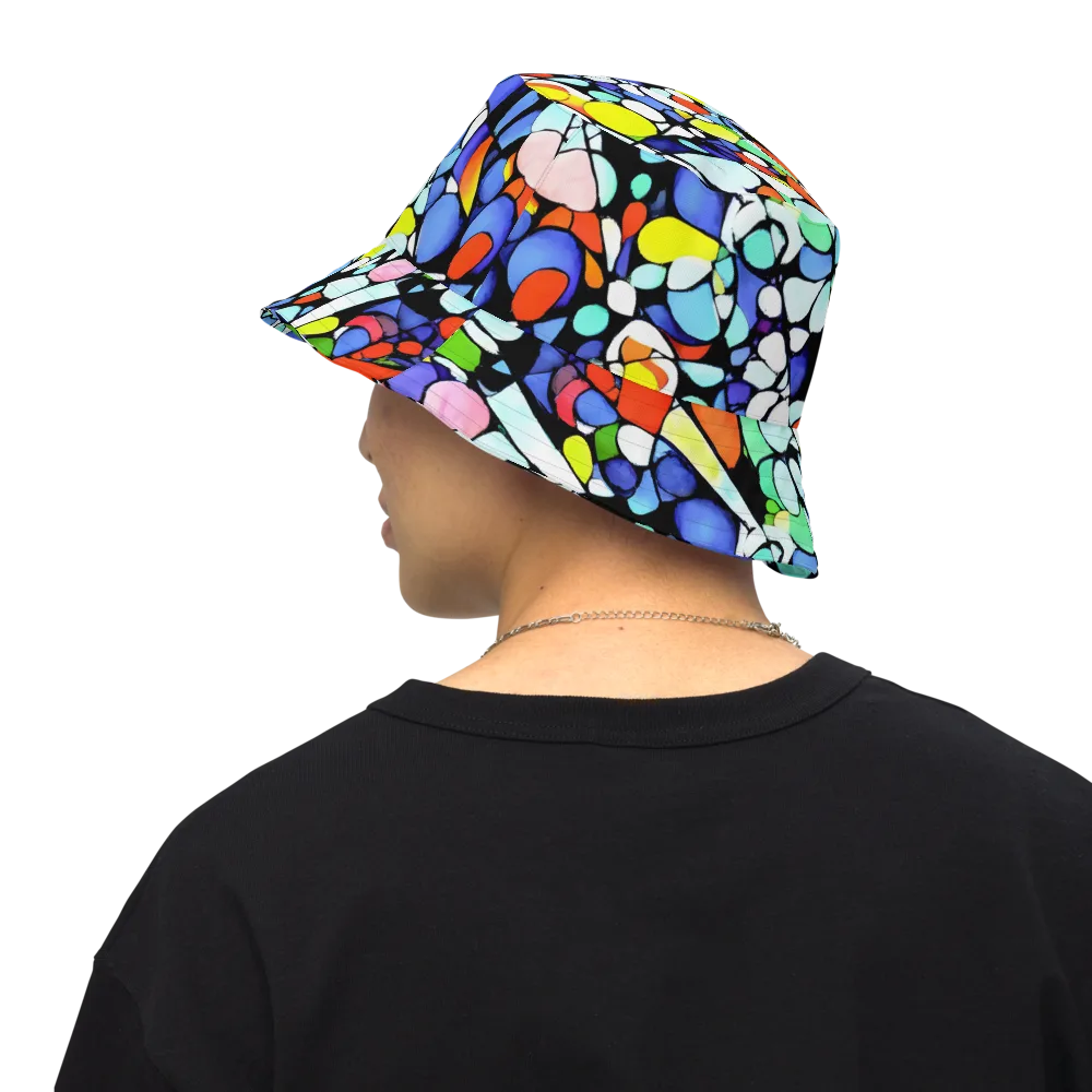 Spectrum Shards on Reversible Bucket Hat — Back Inside