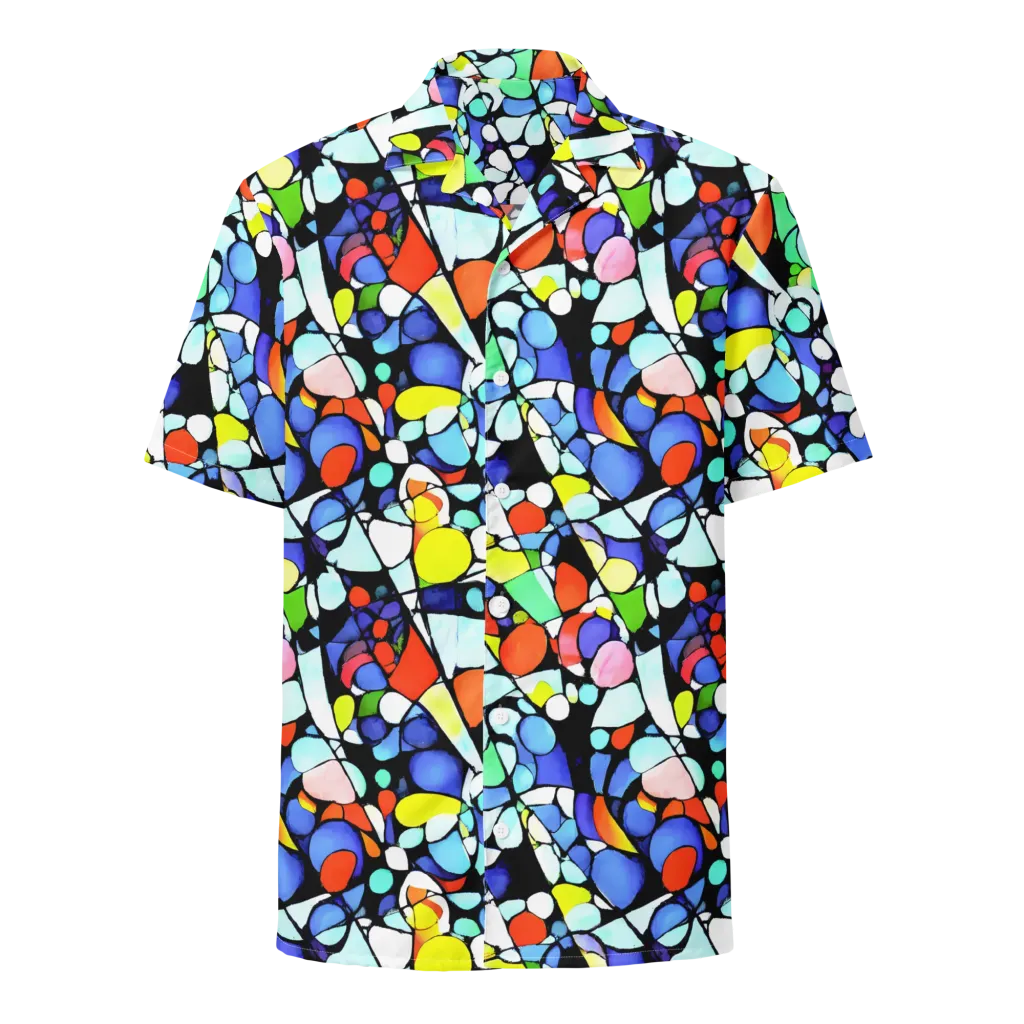 Spectrum Shards on Button Shirt — Front
