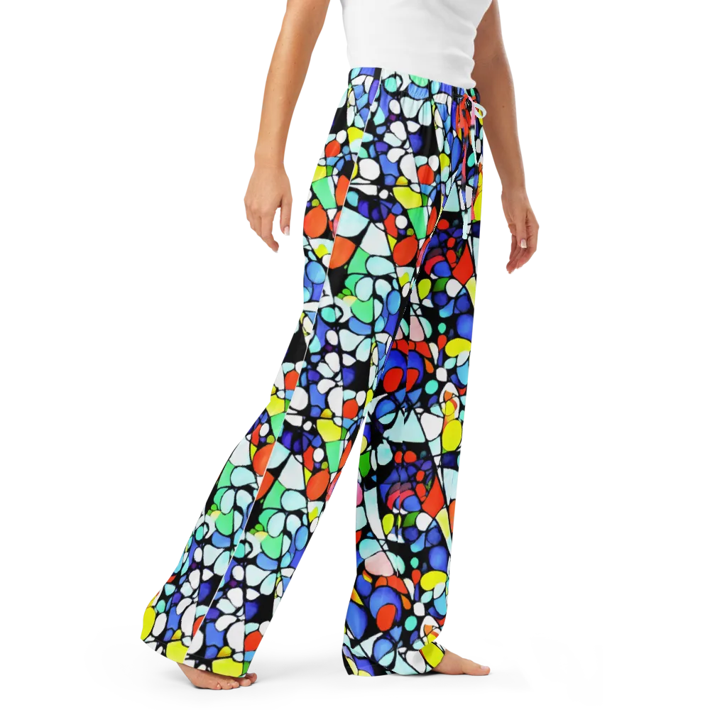 Spectrum Shards on Women's Pajama Pants — Right Front
