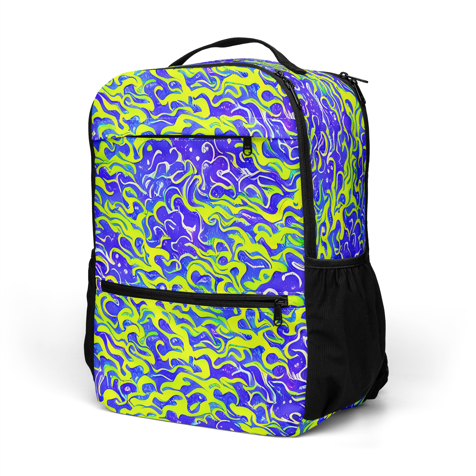 Electric Eelgrass on Utility Backpack — Left Front