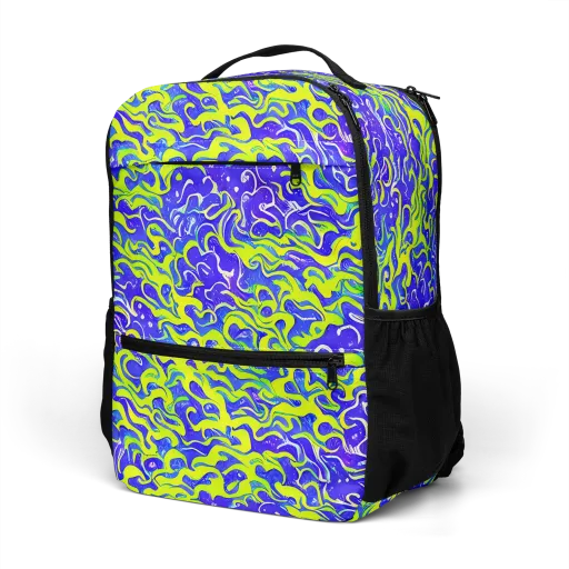 Electric Eelgrass on a Utility Backpack