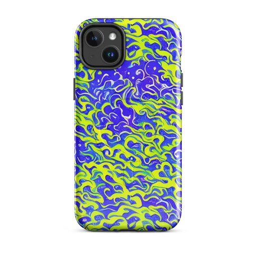 Electric Eelgrass on a MagSafe Tough Case for iPhone®