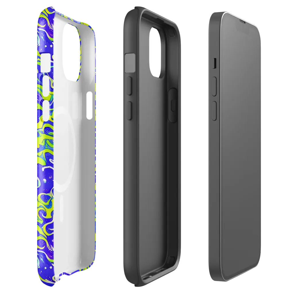 Electric Eelgrass on MagSafe Tough Case for iPhone® — Front