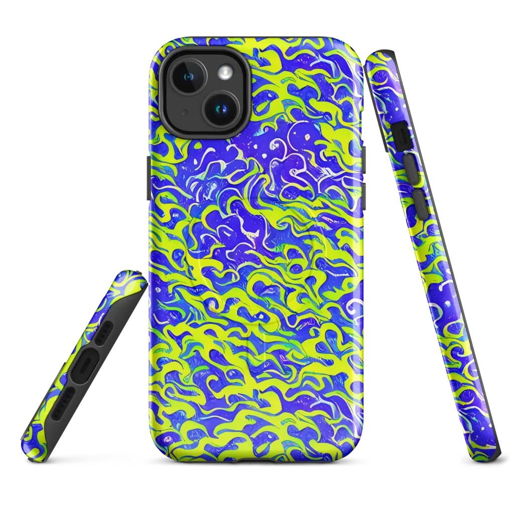 Electric Eelgrass on MagSafe Tough Case for iPhone® — Front