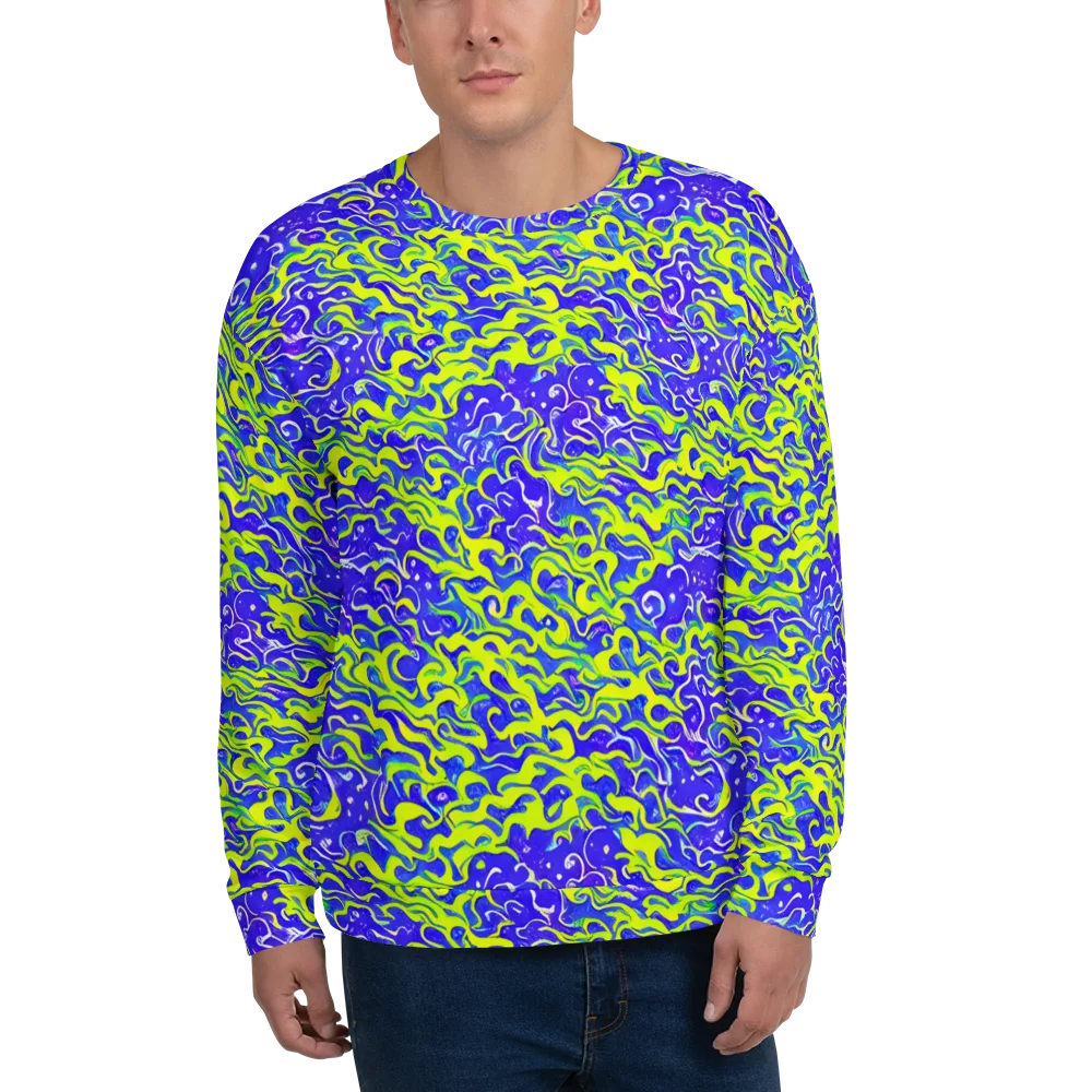 Electric Eelgrass on Sweatshirt — Front