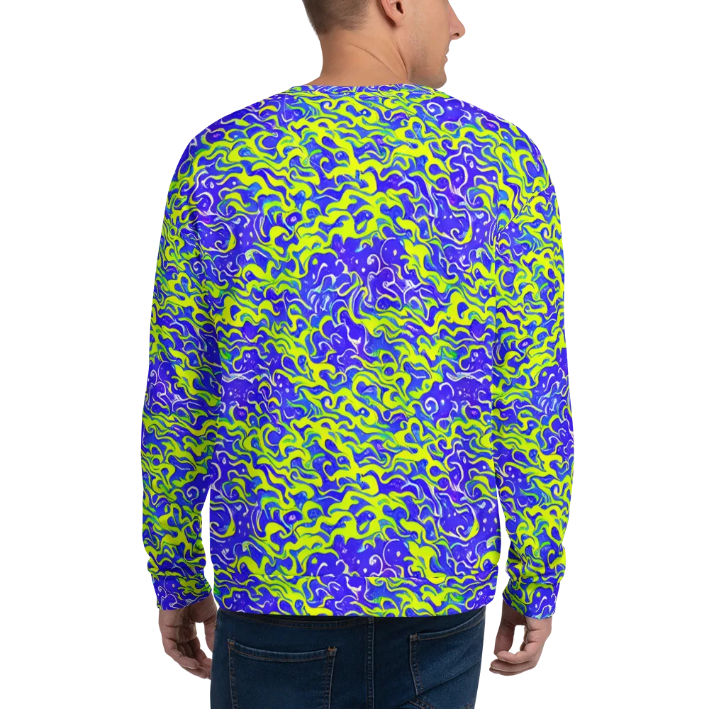 Electric Eelgrass on Sweatshirt — Back