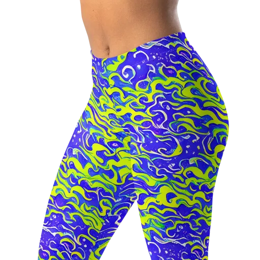 Electric Eelgrass on a Leggings
