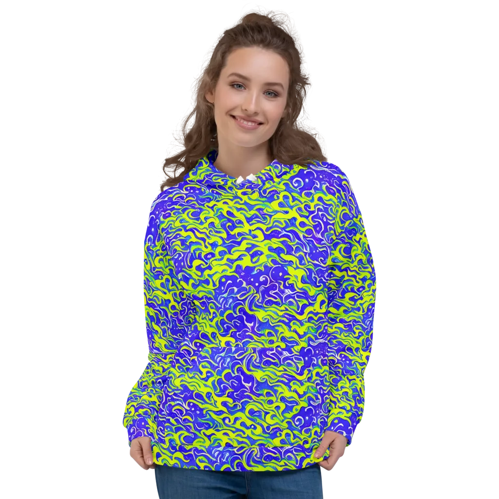 Electric Eelgrass on Hoodie — Front
