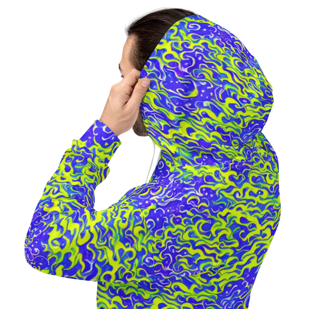 Electric Eelgrass on Hoodie — Back