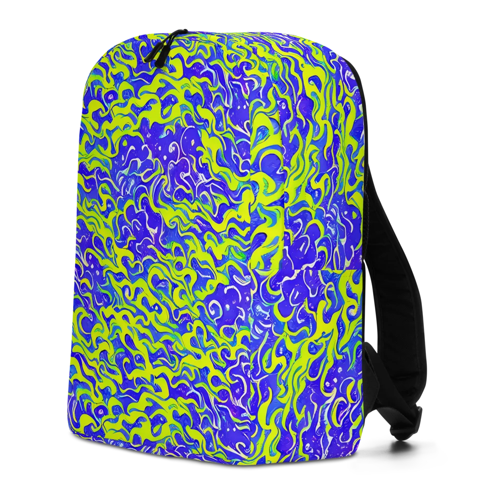 Electric Eelgrass on Minimalist Backpack — Left