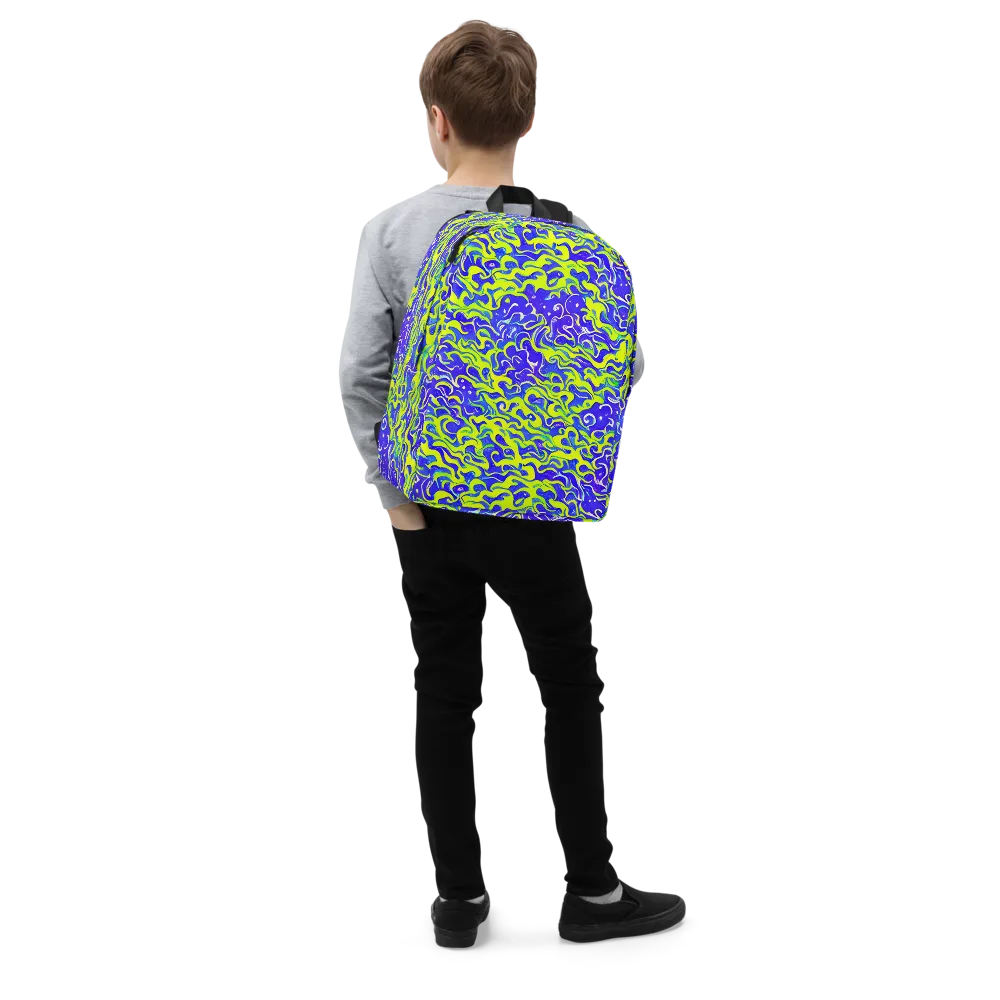 Electric Eelgrass on Minimalist Backpack — Right Front
