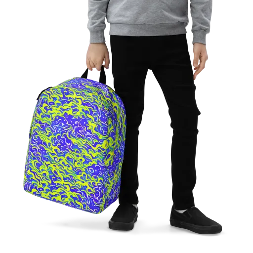 Electric Eelgrass on a Minimalist Backpack